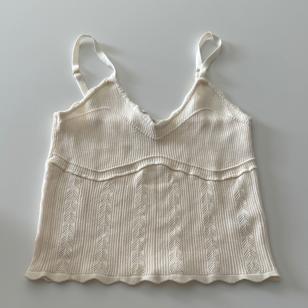 Olive & Oak Ivory Knit Top
